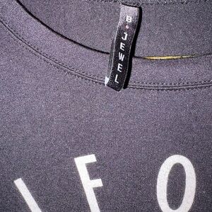 B Jewel Charcoal Tee